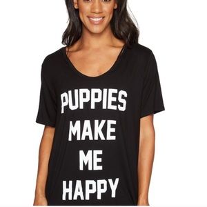 Puppies Make Me Happy T-Shirt